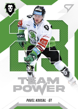 Pavel Kousal Mlada Boleslav Tipsport ELH 2022/23 SportZoo 1. serie Team Power #TP-12